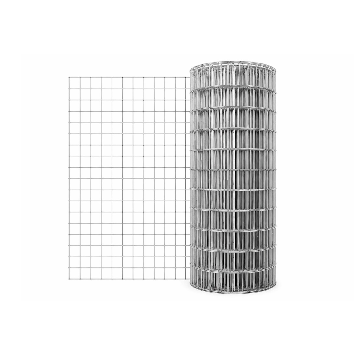 Malla Electrosoldada Rollo 1.0×10m — Cuadrícula 5×5cm — Calibre 16 — 1.63 mm