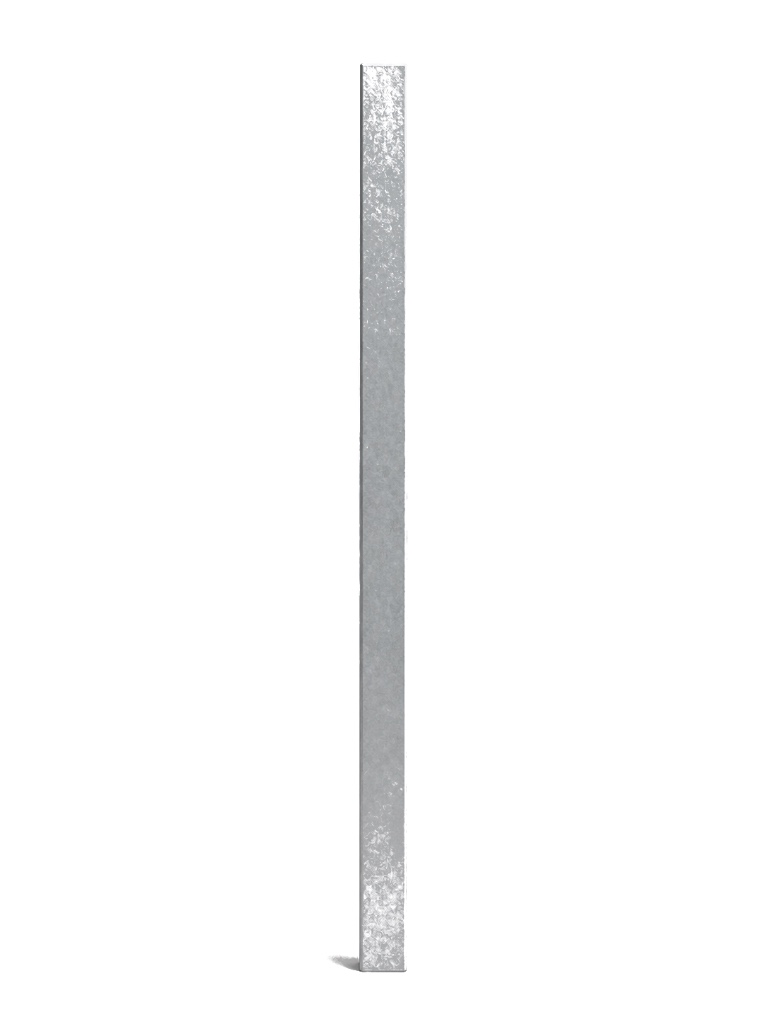 Poste para fundir 2"×2" — 1.1 m — Galvanizado