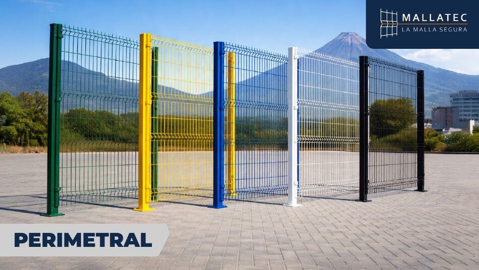 Reja 3D en colores corporativos