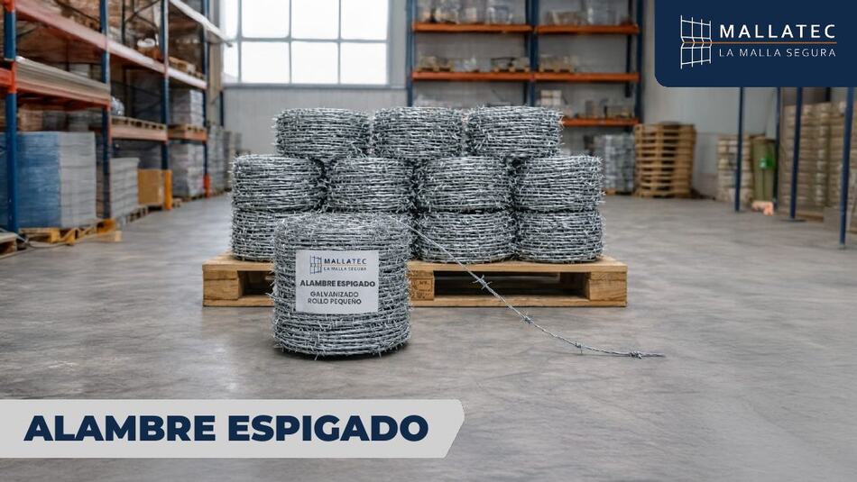 Alambre espigado galvanizado