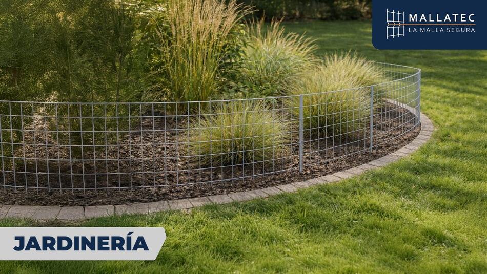 Cerco ornamental curvo