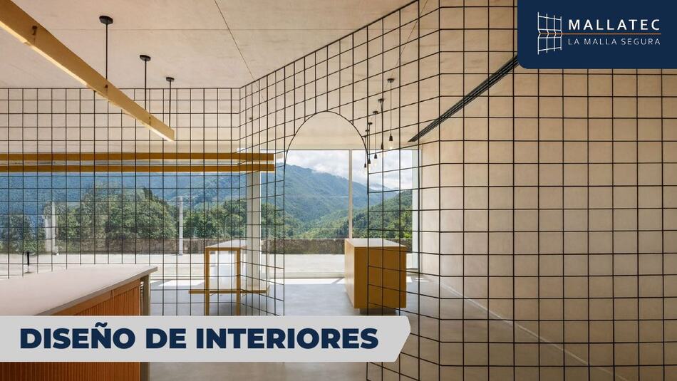 Estructura decorativa en local