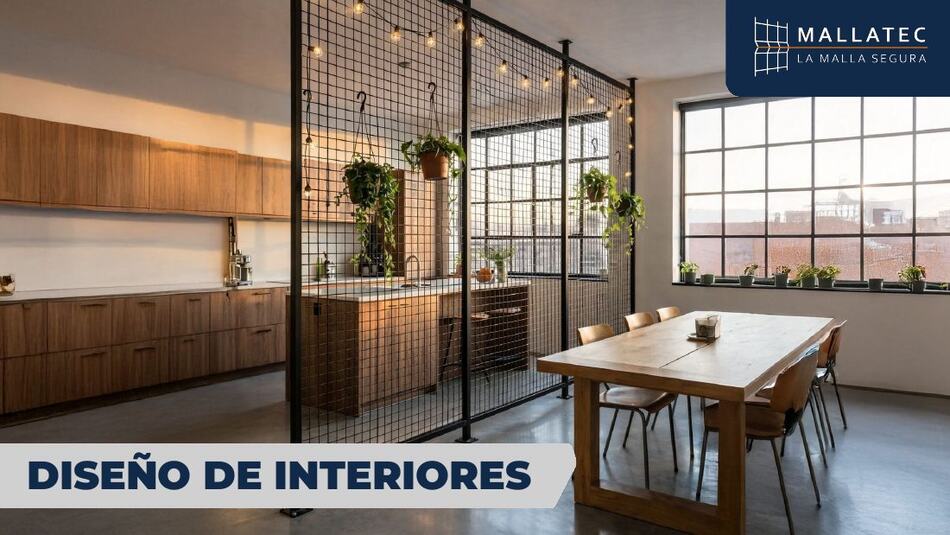 Panel divisor en cocina
